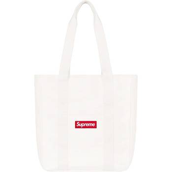 White Supreme Canvas Tote Bags | Supreme 463OR